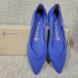Rothy's The Point Womens Size US 7 Comflower Pointed Toe Slip On Ballet Flat